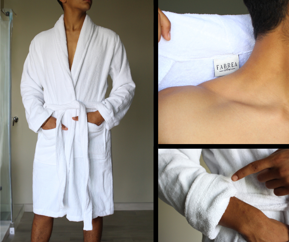 Classic Hotel White Bathrobe 500GSM